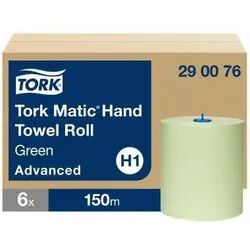 Tork Handtuchrolle ELEVATION 290076 150m 2lagig grün 6 Rl./Pack.