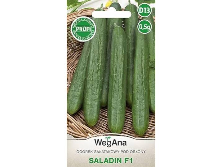 WegAna Komkommer Saladin F1 Zaden 0,5g Komkommer Vroeg 30 tot 35 cm Robuust Groentezaden Kweekzaden voor Broeikas