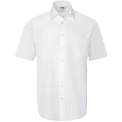 Herren Hemd 1/2 Arm "Performance" 122 - 3XL - Weiß
