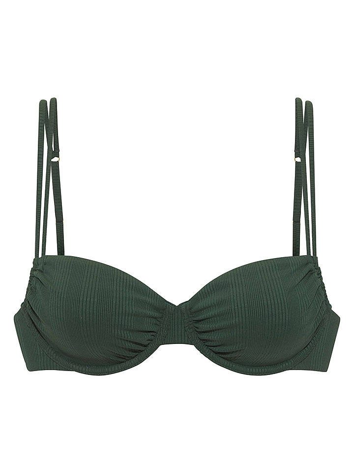 Copenhagen Studios Bikini-Oberteil in Dunkelgrün - 38D-Cup