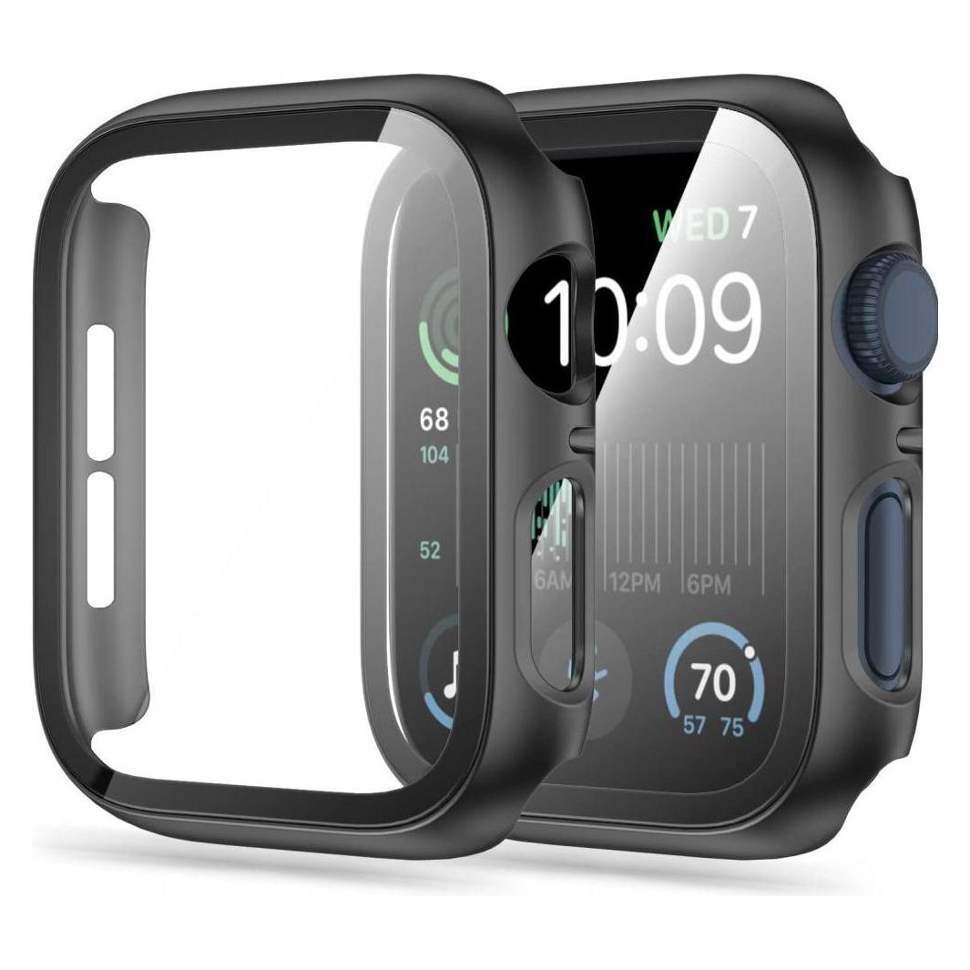 Tech Apple 4/5/6/SE Smart Watch Bildschirmrahmen, Schwarz (6216990211645)