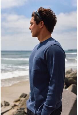 O'Neill s Overland Thermal Long Sleeve Pullover in Navy, Size XL, Polyester