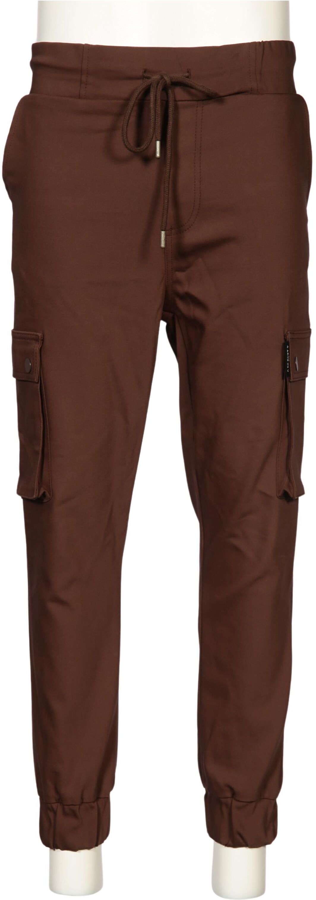 Be Edgy Herren Stoffhose, Braun, Gr. L, Baumwolle / Synthetik / Elasthan - Second Hand