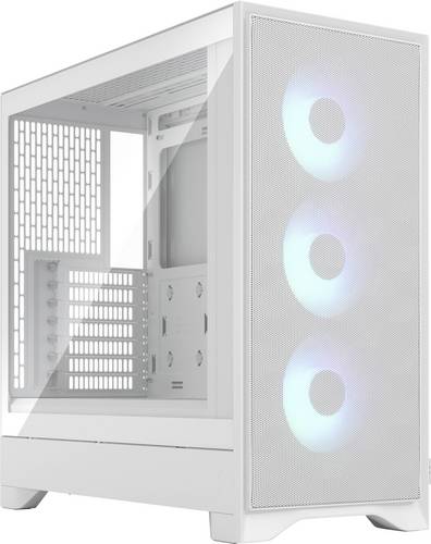 Fractal Design Geh Pop 2 Air White TG RG Midi-Tower PC-Gehäuse Weiß