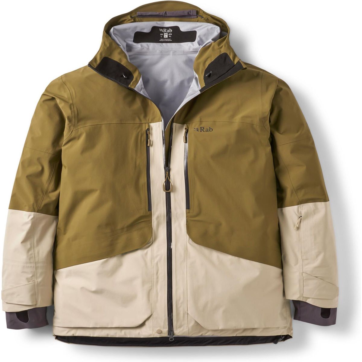 Rab Bigline Jacket oak/dark pebble (OKP) XL QWI-89-OKP-XLG