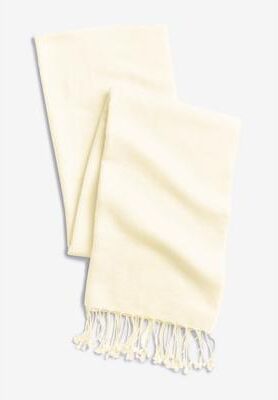 Women's Long Scarf by Accessories For All in Ivory