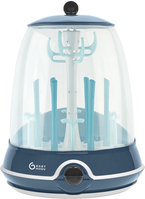 Babymoov Esterilizador y Seca biberones Turbo Steam(+). Azul/Gris niño