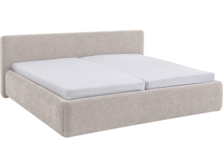 XORA Polsterbett VALENCIA, creme, Stoff
