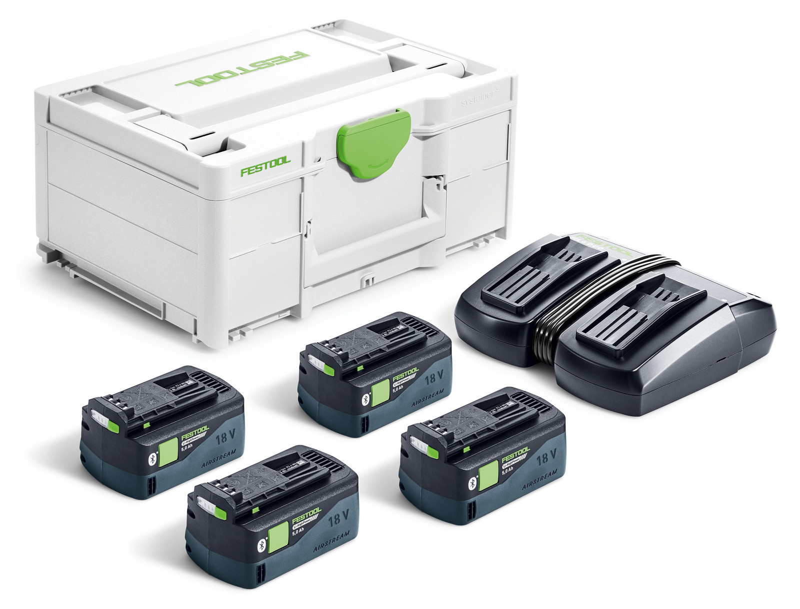 Festool Energie-set SYS 18V 4xHP5,0/TCL6DUO