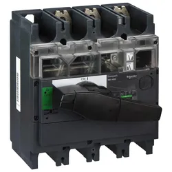 Schneider Electric 31170 Lasttrennsch. INV400, 3 P, 400A/690V DC/AC, Schwarzer Drehhebel