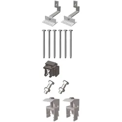 VAILLANT Schrägdach-Set, E. +1, Schwerla für Montage 1 x VPV P, Rahmen silber