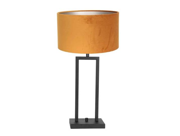 Zwart met gouden schemerlamp Stanger Steinhauer - 8214ZW