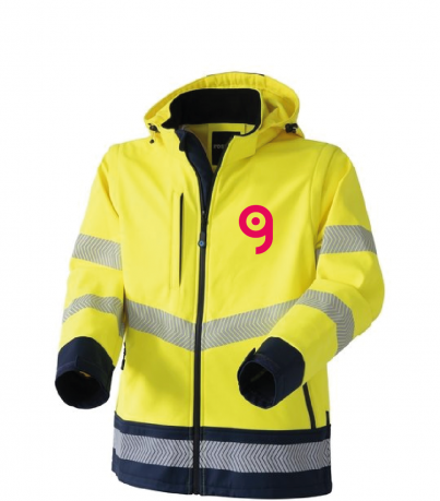 Giubbotto softshell hook hi-vis Personalizzate o neutre