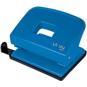 VON-Leitz Locher 50200035, blau, Bürolocher, Stanzleistung ca. 20 Blatt