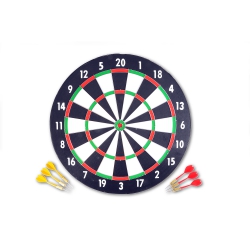Weible Dartscheibe aus 10mm Papier mit 6 Pfeile - ca 43cm 246320