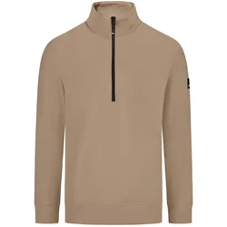 Zip-Sweatshirt "KALLE" - M - beige