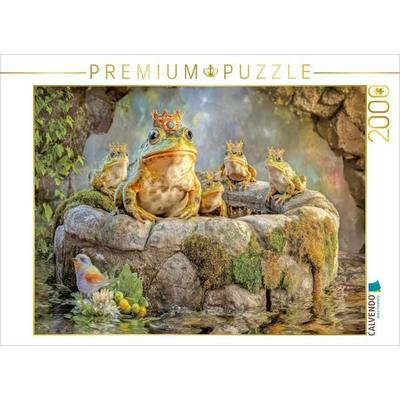 CALVENDO Puzzle Frösche | 2000 Teile Lege-Größe 90x67cm Foto-Puzzle für glückliche Stunden