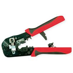 Value 25.99.8794 Crimpzange Modularstecker, Geschirmte Modularstecker 8-polig RJ45, Modularstecker