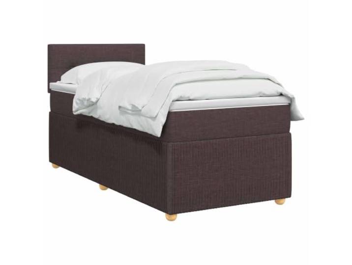 PUGYNBK Boxspringbett, 90 x 200 cm, mit Matratze Verstellbares Kopfteil, Taschenfedern, waschbare Bezüge, fester Lattenrahmen