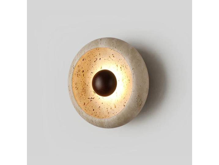 Lampe murale style ancien éclipse solaire Wabi Sabi pour chambre à coucher, chevet, escalier, luminaire mural rétro pour salon