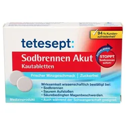 TETESEPT Sodbrennen Akut Kautabletten 20 St