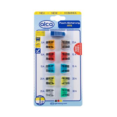 ALCA Sicherung Flach-Sicherungen 5 - 30 A 10 St. Blister 690000