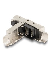 Delock RJ45 Stecker feldkonfektionierbar Cat.6A mit Kabelverschraubung und Staubschutz (87988)