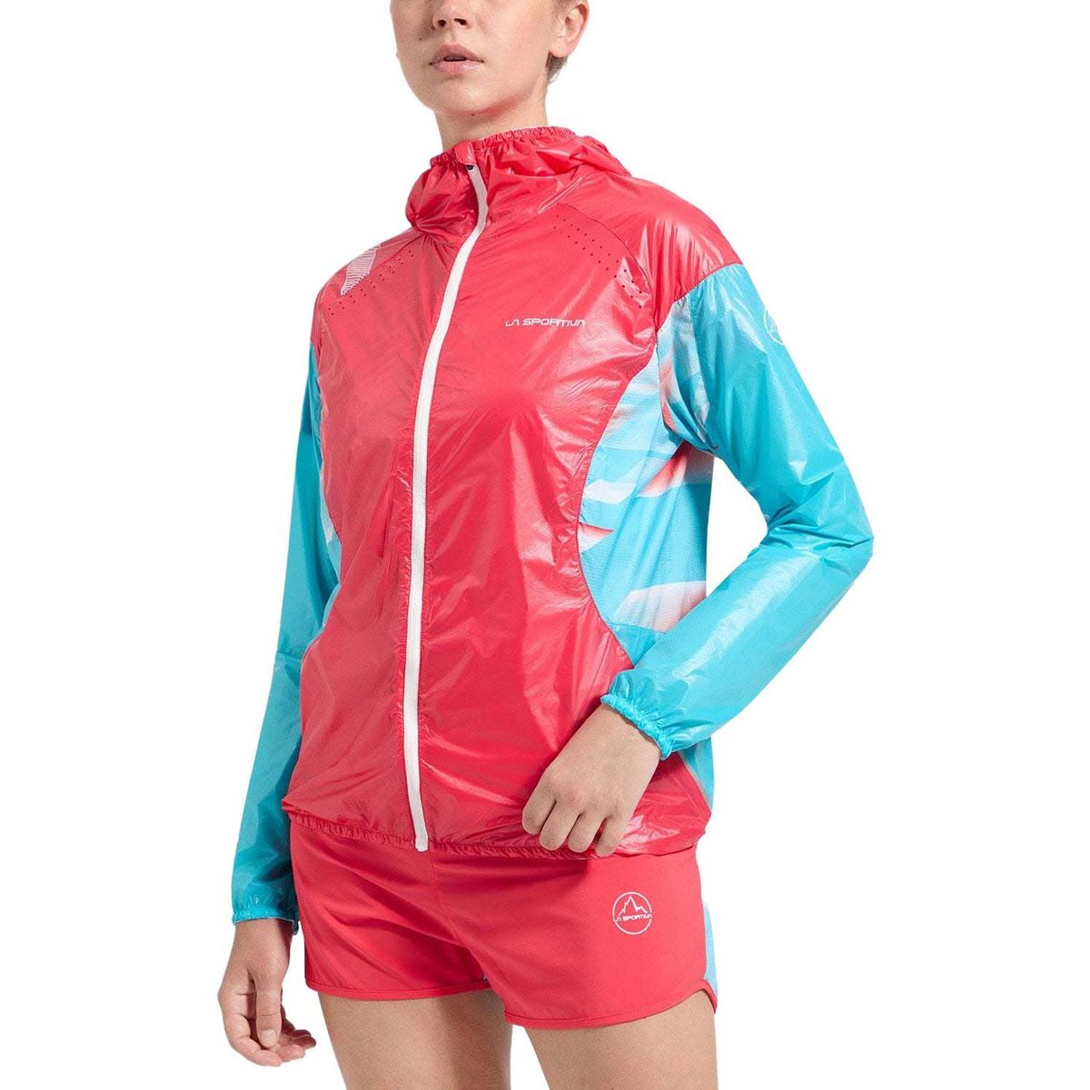 La Sportiva Briza Windbreaker Jacket Women hibiscus/malibu blue (P02B02) XS ZARJ018P02B02XS
