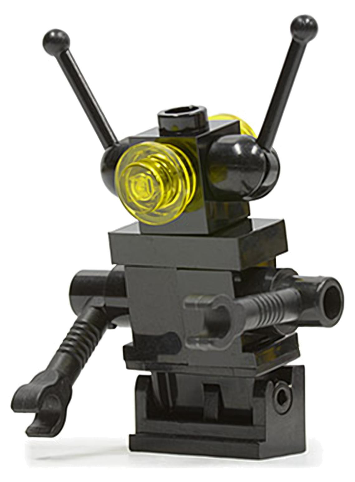 LEGO Minifiguur Classic Space Droid - Scharnierbasis, zwart
