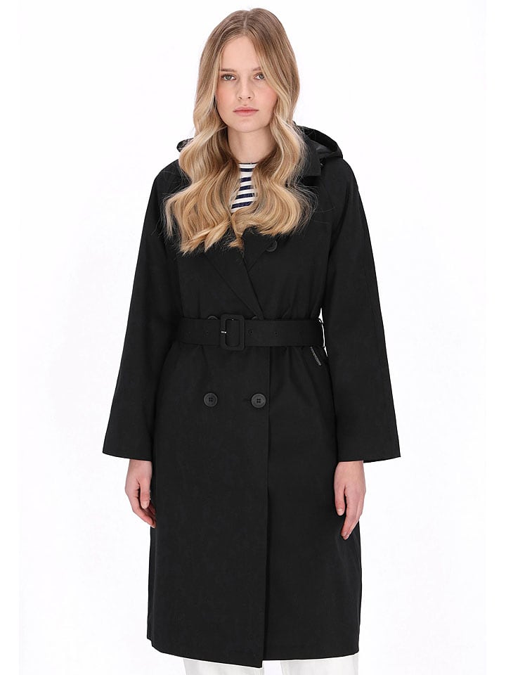 Schmuddelwedda Trenchcoat in Schwarz - M