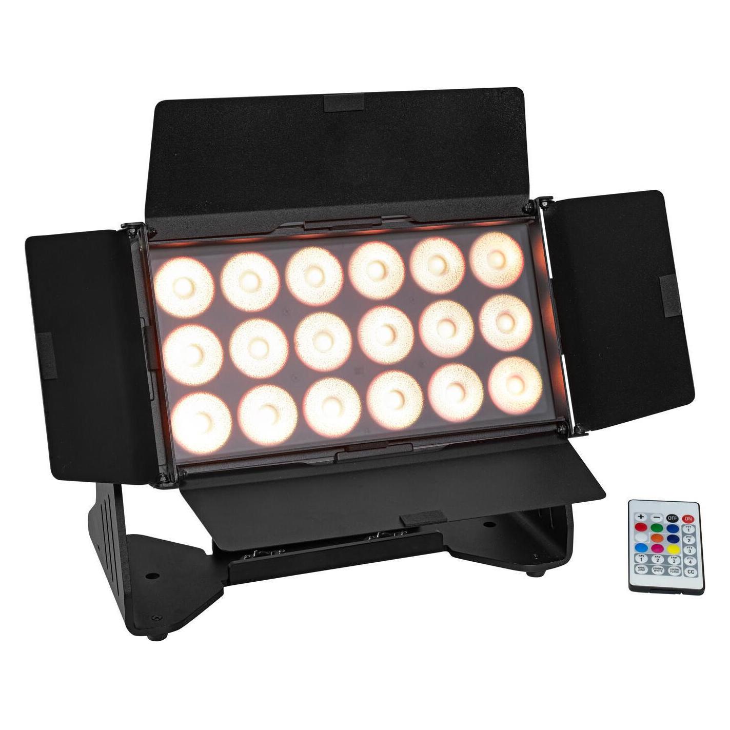Eurolite AKKU Multiflood IP 18x10W RGBW Wash CRMX (10 W, LED) (41606265)