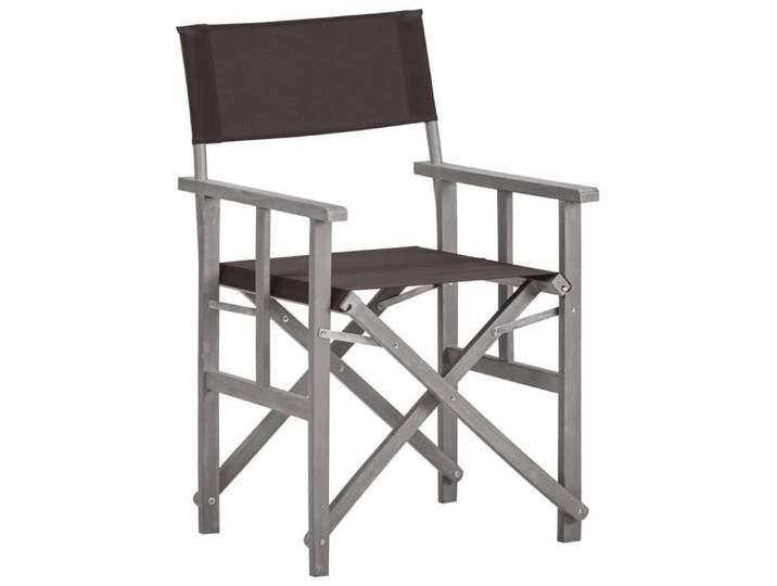 Chaise de metteur en scène en bois massif d'acacia - Lianhcshop - Pliant - Avec accoudoirs - Adulte