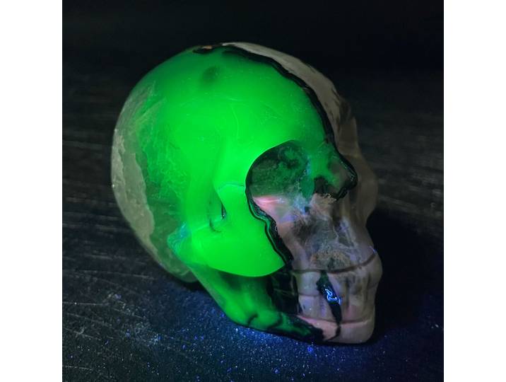 Pierre Naturelle Effet Fluorsagesse, Agate Volcanique, Tête de Mort, Clip Carapté, Quartz, Roche Polie, Cadeaux de Guérison Reiki, Décor