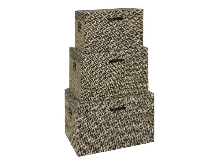 3er-Set Truhen grau 36x57x35cm