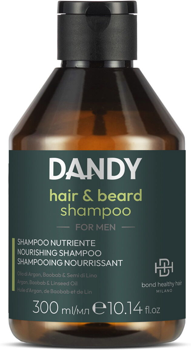 300ml DANDY Hair & Beard Shampoo