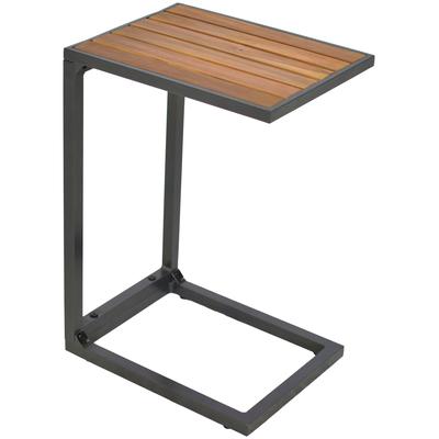 Beistelltisch MERXX "Cee", grau (graphit, natur, graphit, natur), B:41,5cm H:61,5cm T:32cm, Tische, Beistelltisch, BxTxH: 41,5x32x61,5 cm