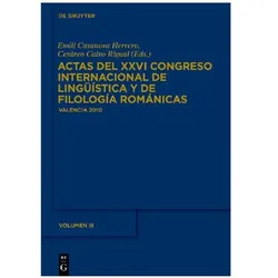 Actas del XXVI Congreso Internacional.3, Fachbücher von Cesareo Calvo Rigual, Emili Casanova Herrero