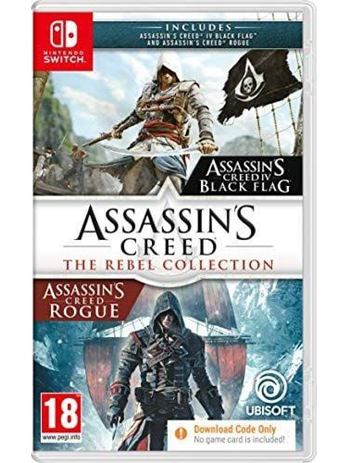 Assassins Creed Rebel Collection (Code in a Box) - Nintendo Switch - Action - PEGI 18
