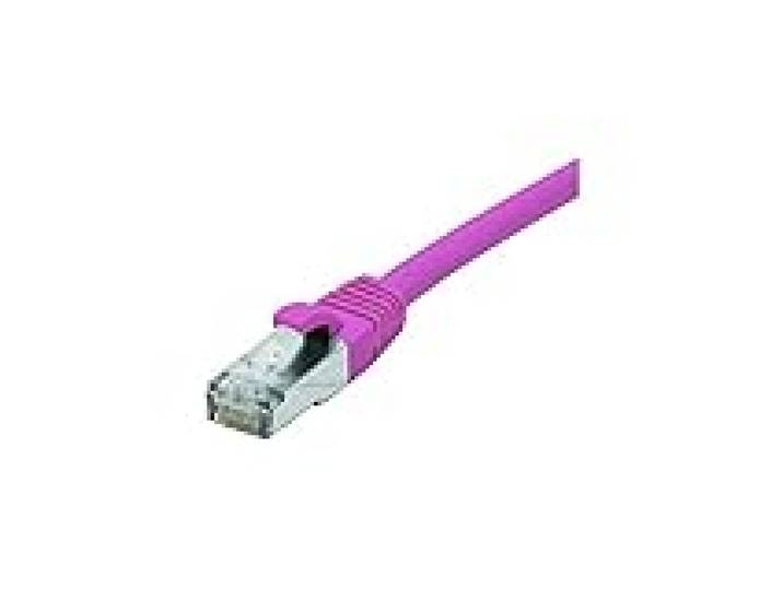 CONNECT 15 m Full Cuivre RJ45 F/UTP LSZH Cat. 6 avec Protection Anti Coupure pour Cordon Patch – Rose