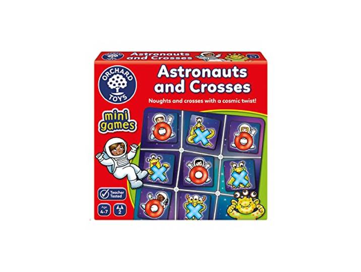 Orchard Toys - Astronauten en kruisspel, reisspel voor kinderen van 4 tot 7 jaar