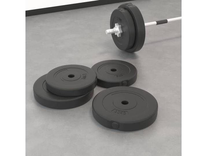 vidaXL Hantelscheiben 4 Stk. 30 kg Zement