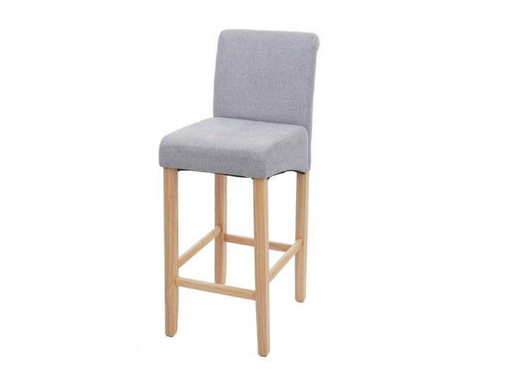MCW Barhocker MCW-C33, Angenehme Polsterung, Stabile Beine aus Holz