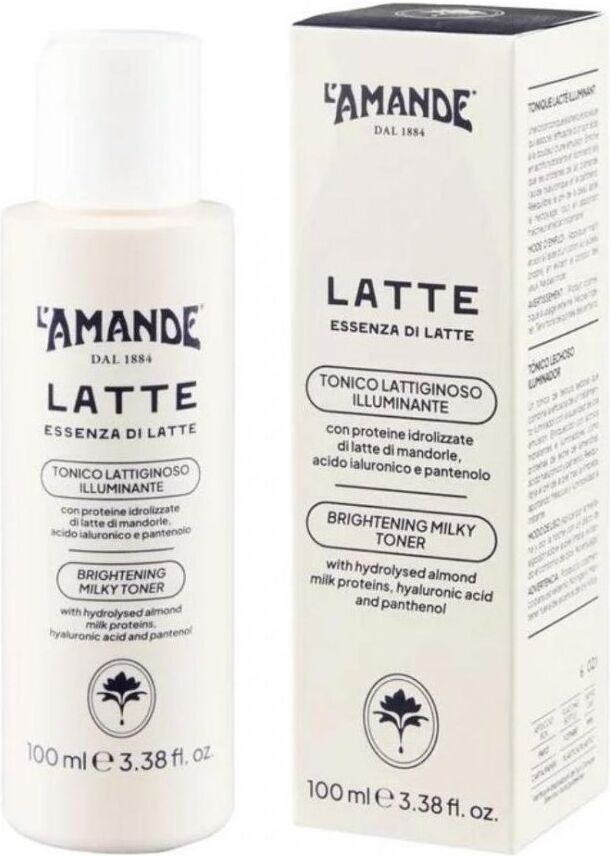 Lozione viso L'Amande essenza di latte tonico lattiginoso illuminante