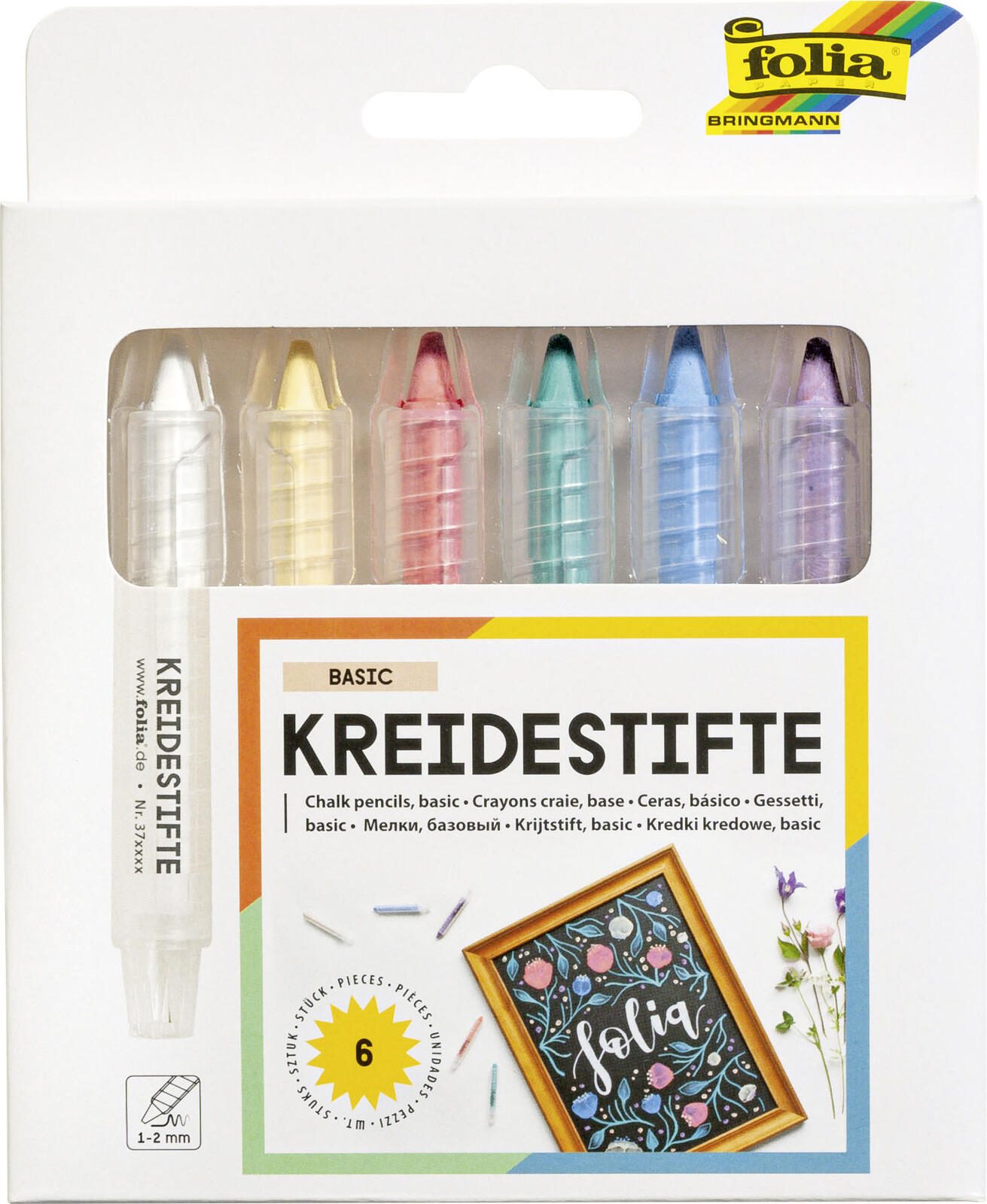 folia Kreidestifte Mehrfarbig 370609