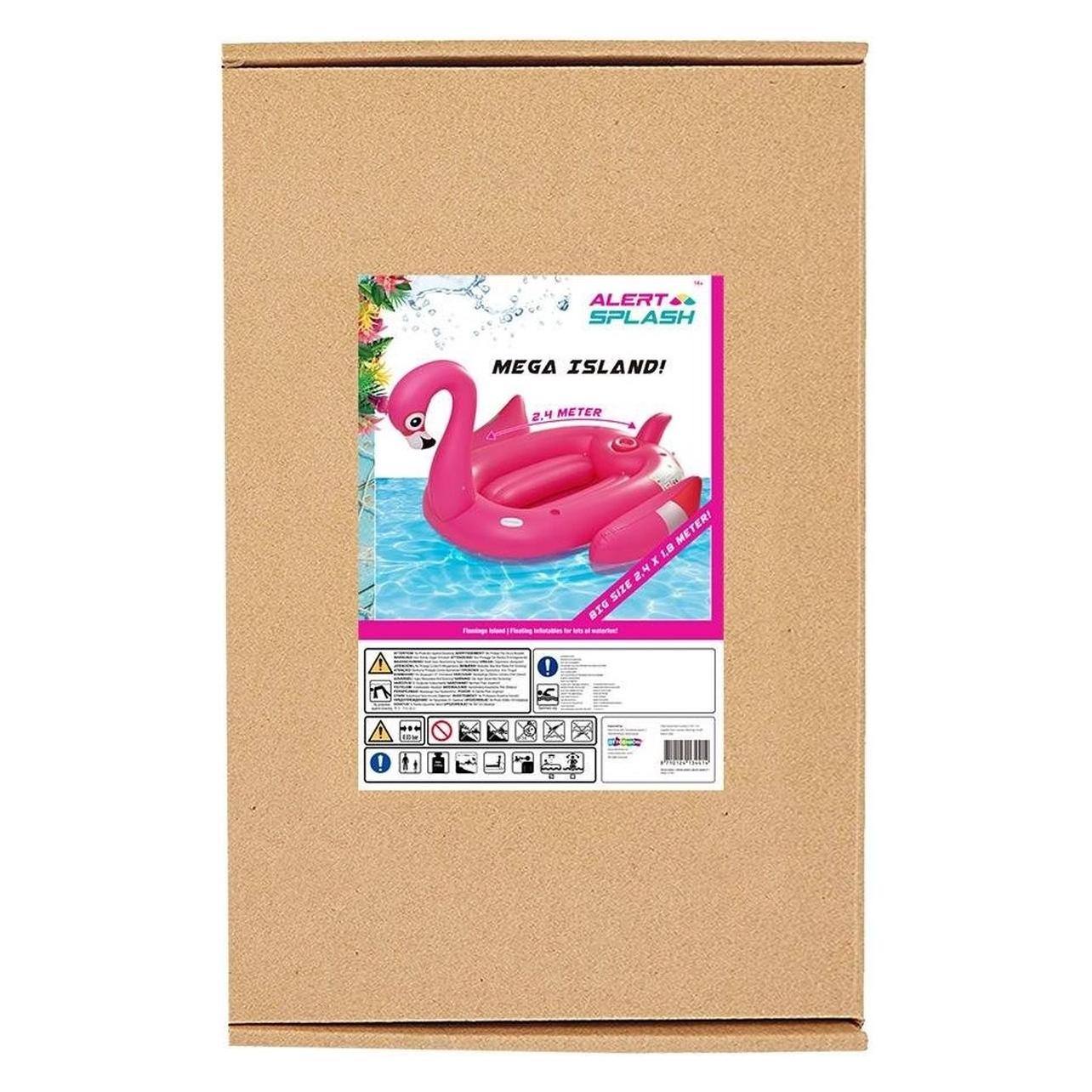 Splash Badeinsel Flamingo Small 240 x 180 Cm (B07QKD19RW)