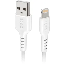 SBS Lade-/Datenkabel USB-A auf Lightning 2m weiß