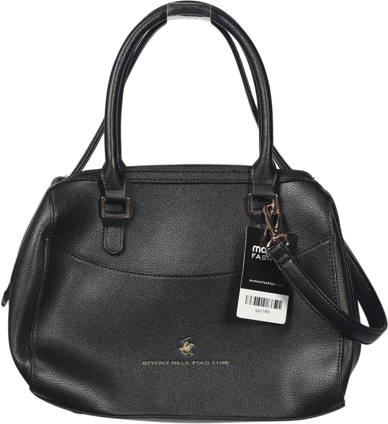 Beverly Hills Polo Club Damen Handtasche gross, Schwarz, Kunstleder - Second Hand