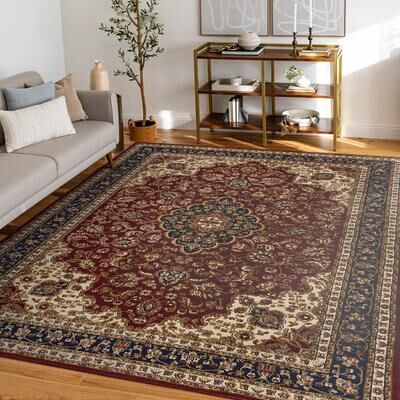 Alise Rugs Soho Traditional Floral Indoor Area Rug
