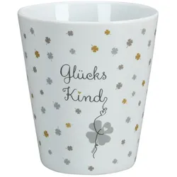 Krasilnikoff Happy Mug Becher Glückskind, 10 cm, Ø 8,8 cm, 330 ml