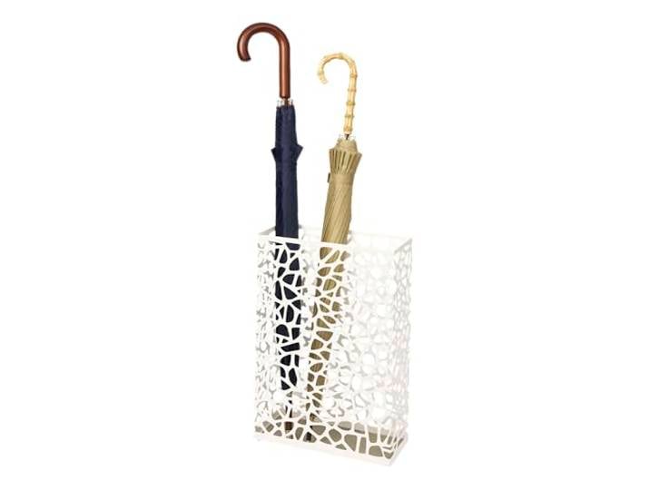 YAMAZAKI 6323 NEST Porte Parapluie Rectangulaire\, blanc\, acier\, design minimaliste\, 30 x 12 x 45 cm (LxPxH)